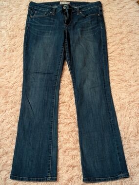 Banana Republic Dark Blue Slim Bootcut Jeans